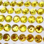 468pcs Glitter Crystal Diamond Decoration / Shining Rhinestone Sticker for DIY Ornament(Yellow)