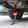 Car Silicone Anti Static Strap Reflective Electrostatic Belt(German Flag)