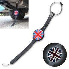Автомобильный силиконовый антистатический ремешок отражающий электростатический ремень (флаг Великобритании)