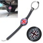 Car Silicone Anti Static Strap Reflective Electrostatic Belt(UK Flag)