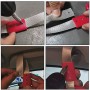JDM CAR Статический ремень декоративное предупреждение висящее кольцо задних бампера предупреждения о безопасности автомобиля Кольцо рука (красное кольцо красное)