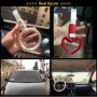 JDM CAR статический ремень декоративное предупреждение висящее кольцо задняя бампер-бампер Кольцо Кольцо автомобиля Кольцо рука (кольцевая форма оранжевого цвета)