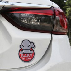 Ребенок в машине счастливого питья молоко младенец обожаемый стиль наклейка без автомобиля (красная)