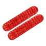 2 PCS High-brightness Laser Reflective Strip Warning Tape Decal Car Reflective Stickers Safety Mark(Red)