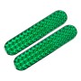 2 PCS High-brightness Laser Reflective Strip Warning Tape Decal Car Reflective Stickers Safety Mark(Green)