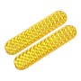 2 PCS High-brightness Laser Reflective Strip Warning Tape Decal Car Reflective Stickers Safety Mark(Yellow)