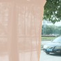 2PCS Suction Cup Mesh Window Curtains Car Sun Shade 46 cm x 44 cm(Khaki)