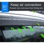 4 PCS Window Sunny Rain Visors Awnings Sunny Rain Guard for Ford Fiesta 2010-2018 Version Sedan