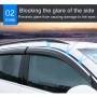 4 PCS Window Sunny Rain Visors Awnings Sunny Rain Guard for Ford Focus 2012-2018 Version Hatchback