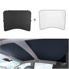 Car Roof Sunshade, Style: Rear Window Half Cover for Tesla Model 3 (Black)