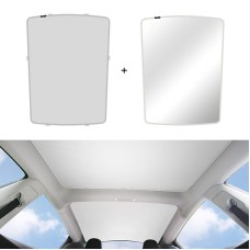 Автомобильная крыша солнечно, стиль: полная крышка заднего стекла для Tesla Model 3 (бежевый)