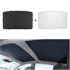 Car Roof Sunshade, Style: Front Window for Tesla Model 3(Black)