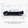 Car Half-cover Car Clothing Sunscreen Heat Insulation Sun Nisor, Plus Cotton Size: 4.5x1.8x1.7m