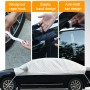 Car Half-cover Car Clothing Sunscreen Heat Insulation Sun Nisor, Plus Cotton Size: 4.5x1.8x1.7m