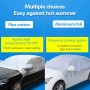 Car Half-cover Car Clothing Sunscreen Heat Insulation Sun Nisor, Plus Cotton Size: 4.5x1.8x1.7m