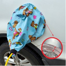 New Energy Vehicle Charging Port Waterproof Protective Cover, Color: Bear Blue