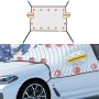 SUITU R-3945 Car Winter Front Glass Snow Shield Defrost Sunshade Thickened Car Clothing, Style: 12 Magnets Quilt