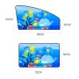 Car Cartoon Magnetic Sunshade Sunscreen Telescopic Collapsible Sunshield, Size:Driving(Underwater World)