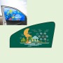 Car Cartoon Magnetic Sunshade Sunscreen Telescopic Collapsible Sunshield, Size:Co-pilot(Amusement Park)