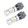 2 ПК T25/3157 10W 1000 LM 6000K White + Yellow Light Sign Light с 20 лампами SMD-5730 и Len. DC 12-24V