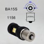 2 PCS 1156/BA15S/P21W/PY21W DC 12V 5W 350LM Auto Car Turn Backup 16 SMD-3030 Bulbs Reversing Lights, White + Yellow Light