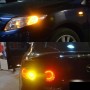 2 PCS 1156/Ba15s 4W 250 LM 6000K Car Auto Turn Light  Backup Lights with 18LEDs  SMD-5630 Lamps, DC 10-30V(Yellow Light)