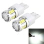 2 ПК 7440 4W 250 LM 6000K CAR AUTO OUT OUT LIGHT SACK FUR LIGHT ОБРАТИВАНИЕ СВЕТИЯ С ЛАМПЫ SMD-5630 SMD-5630, DC 10-30 В (белый свет)