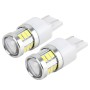 2 PCS 7440 4W 250 LM 6000K Car Auto Turn Light  Backup Light Reversing Lights with 18LEDs  SMD-5630 Lamps, DC 10-30V(White Light)