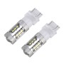 2 ПК T25 / 3156 5W 250LM 6000K CAR AUTO OUT OUL LIGHT LIGHTERSING LIGHTS 16LEDS SMD-2835 Лампы, DC 12V (белый свет)