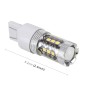 2 PCS T25 / 3156 5W 250LM 6000K Car Auto Turn Light Reversing Lights 16LEDs SMD-2835 Lamps, DC 12V(White Light)