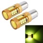 2 PCS 1156/BAU15S 10W 1000 LM Car Turn Lights with 28 SMD-3030 LED Lamps, DC 12V(Gold Light)