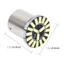 2 PCS 1156/BA15S 1W 50 LM 6000K Car AutoTurn Light with 19 SMD-4014 LED Lamps, DC 12V(White Light)