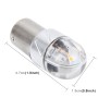 1156/BA15S 6W Car Auto Turn Light with 6 SMD-3030 Lamps, DC 12V(Yellow Light)