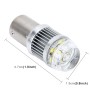 1156/BA15S 5W Car Auto Turn Light with 10 CREE XB-D Lamps, DC 12V(White Light)