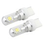 2 шт. 7440 40W 800 LM 6000K CAR Turn Turn Light Light Light Light Light с 8 лампами Cree, DC 12V (белый свет)