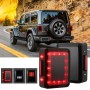 2 PCS Car Angel Eye Reversing Lights / Turn Light / Tail Light  for US Version Jeep Wrangler JK 2007-2017