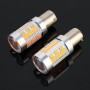 2 ПК 1156 / BA15S DC12-24V 21W CAR Turn Light 105LEDS SMD-4014 Лампы с декодером (желтый свет)