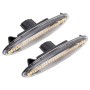 2 PCS DC12V / 5W Car LED Dynamic Blinker Side Lights Flowing Water Turn Signal Light for Lexus, Amber Light (Transparent)