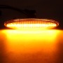 2 PCS DC12V / 5W Car LED Dynamic Blinker Side Lights Flowing Water Turn Signal Light for Lexus, Amber Light (Transparent)