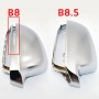 1 Pair For Audi A4 B8.5 Car Dynamic LED Turn Signal Light Rearview Mirror Flasher Water Blinker (Transparent Black)