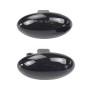 2pcs For Peugeot 1007 Car Dynamic LED Fender Side Light 817300H010 (Transparent Black)