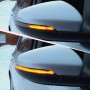 1 Pair For Volkswagen Golf 6 MK6 Car Dynamic LED Turn Signal Light Rearview Mirror Flasher Water Blinker, with Hole