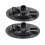 2pcs для Mazda 2 DY 2003-2007 Динамический светодиодный светодиодный боковой свет (прозрачный черный)