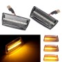 2pcs For Chevrolet Cruze 2009-2014 Car Dynamic LED Fender Side Light 1713423(Transparent)