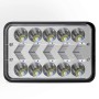 DC9-30V / 20W / 2000LM / IP67 5 inch Truck Running Water Turn Signal LED Dynamic Blinker Side Light