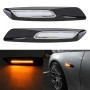 2 PCS Car Fender Light  LED Leaf Board Side DC12V / 1.7W for BMW, Yellow Light, Style:C