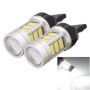 2 ПК 7440 10W 1080LM Белый свет 72 Светодиодный SMD 4014 Canbus Car Light Light Light Light, DC 12V