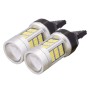 2 ПК 7440 10W 1080LM Белый свет 72 Светодиодный SMD 4014 Canbus Car Light Light Light Light, DC 12V