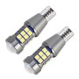 2 PCS T15 DC9-16V / 7.5W / 6000K / 600LM Car Auto Reversing Lights 27LEDs SMD-3030 Lamps