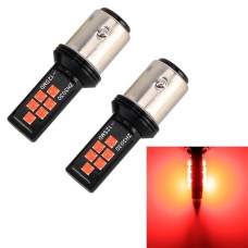 2 PCS 1157 DC9-16V / 3.5W Car Auto Brake Lights 12LEDs SMD-ZH3030 Lamps, with Constant Current(Red Light)